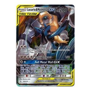 SM Unbroken Bonds 120/214 Lucario & Melmetal GX (Half Art Tag Team)