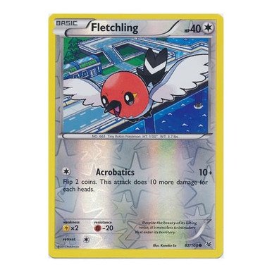 XY Roaring Skies 82/108 Fletchling (Reverse Holo)