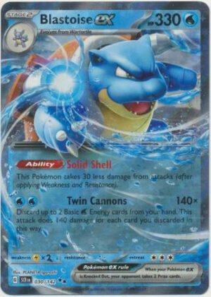 SV Stellar Crown 030/142 Blastoise ex (Half Art)
