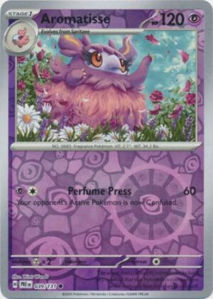 SV Prismatic Evolutions 039/131 Aromatisse (Reverse Holo)