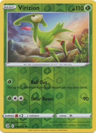 Fusion Strike 015/264 Virizion (Reverse Holo)