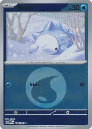 ME Ascended Heroes 052/217 Snom (Reverse Holo ENERGY SYMBOL)