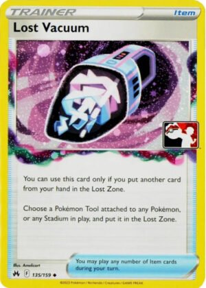 Crown Zenith 135/159 Lost Vaccum (Prize Pack League Promo Cosmo Holo)