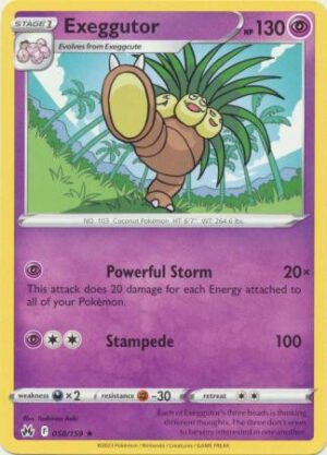 Crown Zenith 058/159 Exeggutor