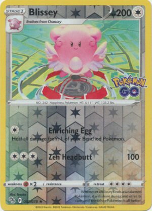 Pokemon GO 052/078 Blissey (Reverse Holo)