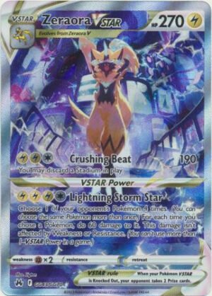 Crown Zenith GG43/GG70 Zeraora VSTAR (Full Art)