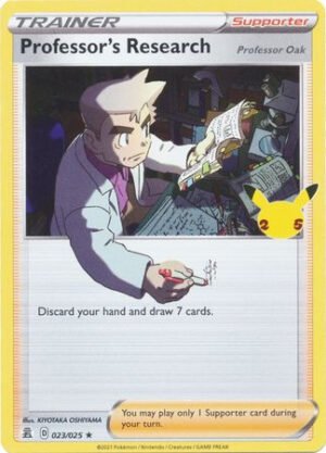 Celebrations 23/25 Professor's Research [Oak] (Holo)