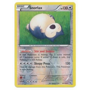 XY Flashfire 80/106 Snorlax (Reverse Holo)