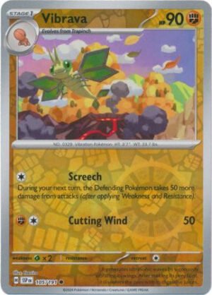 SV Surging Sparks 105/191 Vibrava (Reverse Holo)