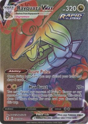 Evolving Skies 217/203 Rayquaza VMAX (Rainbow Rare)