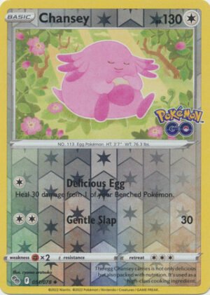 Pokemon GO 051/078 Chansey (Reverse Holo)