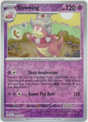 SV Stellar Crown 058/142 Slowking (Reverse Holo)