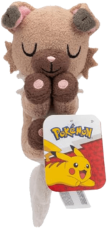 Pokemon 5-Inch Rockruff (Sleeping) Plush