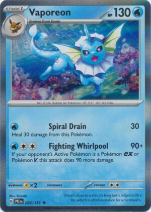SV Prismatic Evolutions 022/131 Vaporeon (Holo)