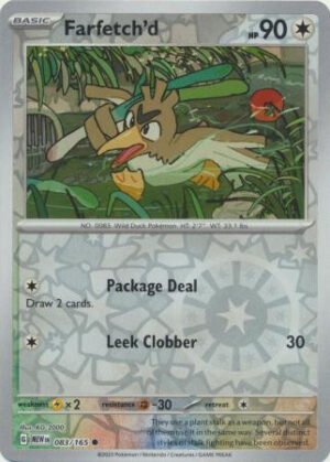 Scarlet & Violet 151 083/165 Farfetch'd (Reverse Holo)