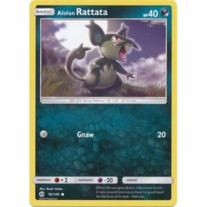 Sun and Moon (Base Set) 76/149 Alolan Rattata