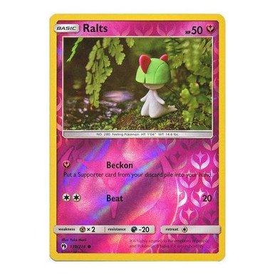 SM Lost Thunder 139/214 Ralts (Reverse Holo)