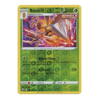 Chilling Reign 003/198 Beedrill (Reverse Holo)