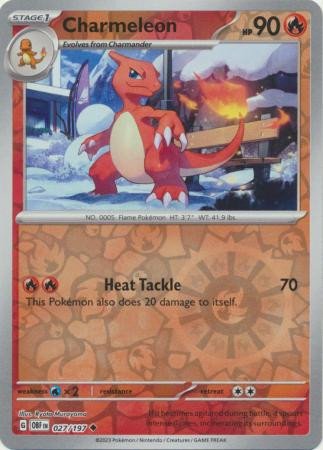 SV Obsidian Flames 027/197 Charmeleon (Reverse Holo)