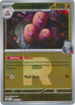ME Ascended Heroes 101/217 Team Rocket's Dugtrio (Reverse Holo ROCKET SYMBOL)