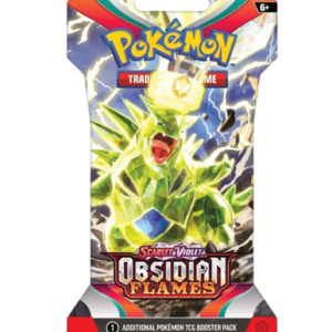 Scarlet and Violet Obsidian Flames Booster Pack (Cardboard Packaging)