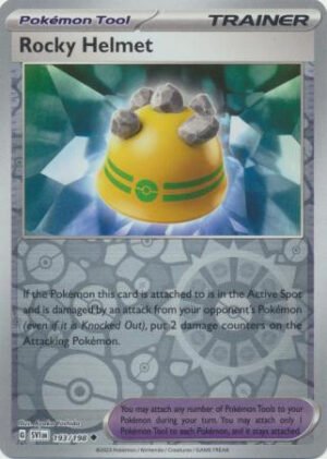 Scarlet & Violet (Base Set) 193/198 Rocky Helmet (Reverse Holo)
