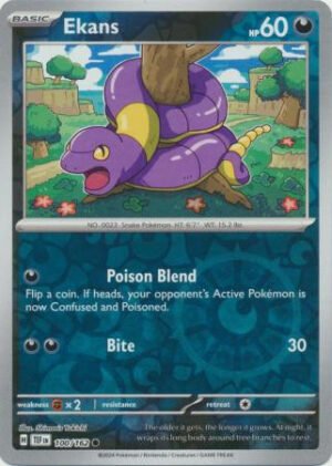 SV Temporal Forces 100/162 Ekans (Reverse Holo)
