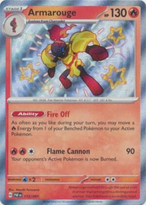 SV Paldean Fates 115/091 Armarouge (Holo Shiny)