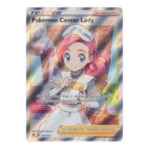 Vivid Voltage 185/185 Pokemon Center Lady (Full Art)