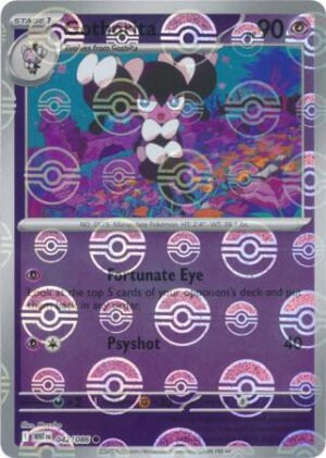 SV White Flare 042/086 Gothorita (POKE BALL Reverse Holo)
