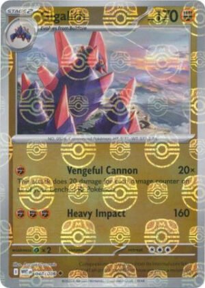 SV White Flare 048/086 Gigalith (MASTER BALL Reverse Holo)