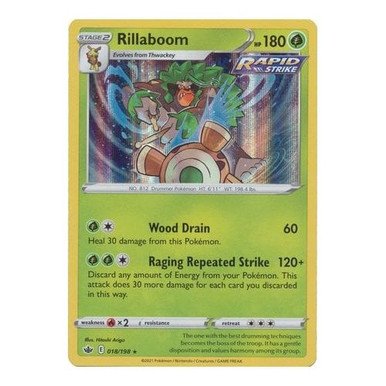 Chilling Reign 018/198 Rillaboom (Holo)