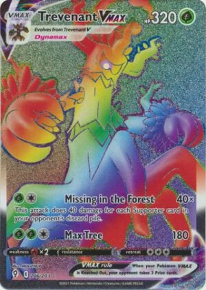 Evolving Skies 206/203 Trevenant VMAX (Rainbow Rare)