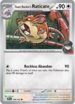SV Destined Rivals 148/182 Team Rocket's Raticate