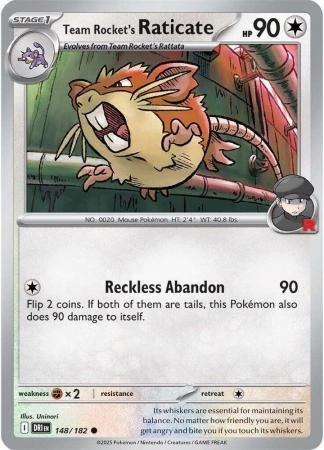 SV Destined Rivals 148/182 Team Rocket's Raticate
