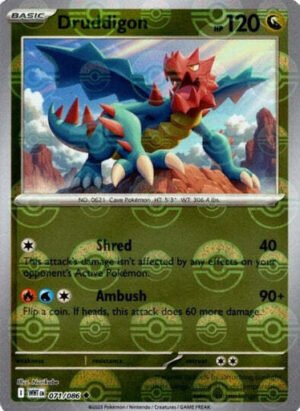SV White Flare 071/086 Druddigon (POKE BALL Reverse Holo)