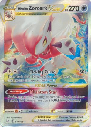 SWSH Lost Origin 147/196 Hisuian Zoroark VSTAR (Full Art)