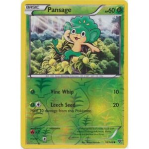 XY Base Set 10/146 Pansage (Reverse Holo)