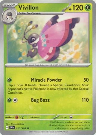 Scarlet & Violet (Base Set) 010/198 Vivillon