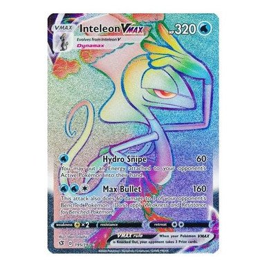 Rebel Clash 195/192 Inteleon VMAX (Rainbow Rare)