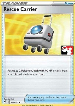 Evolving Skies 154/203 Rescue Carrier (Prize Pack League Promo Non-Holo)