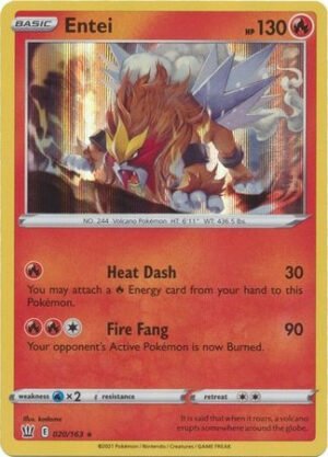 Battle Styles 020/163 Entei (Holo)