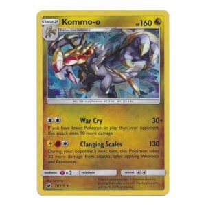 SM Crimson Invasion 077/111 Kommo-o (Shatter Holo)