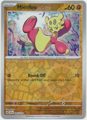 SV Stellar Crown 083/142 Mienfoo (Reverse Holo)