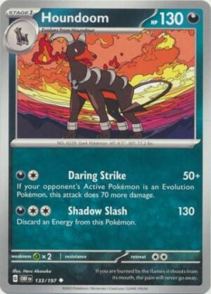 SV Obsidian Flames 133/197 Houndoom