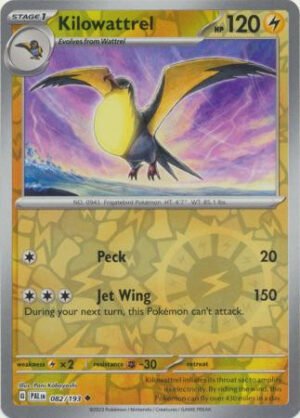 SV Paldea Evolved 082/193 Kilowattrel (Reverse Holo)
