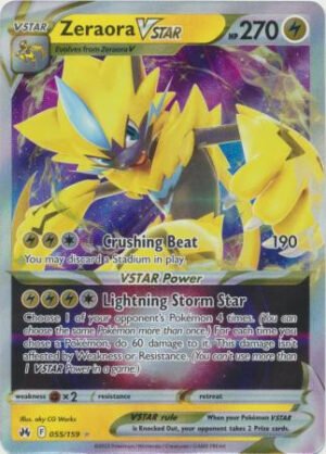 Crown Zenith 055/159 Zeraora VSTAR (Full Art)