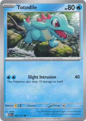 ME Ascended Heroes 041/217 Totodile (Non-Holo)