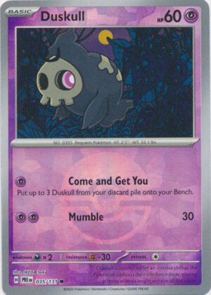 SV Prismatic Evolutions 035/131 Duskull (POKE BALL Pattern Holo)