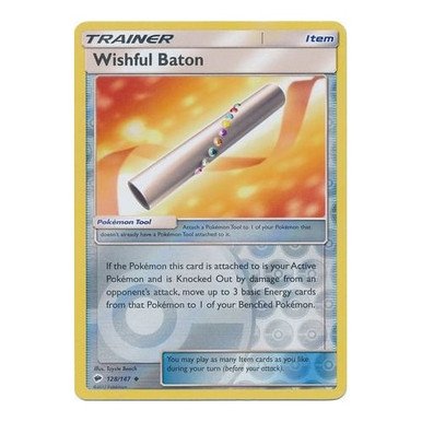 SM Burning Shadows 128/147 Wishful Baton (Reverse Holo)
